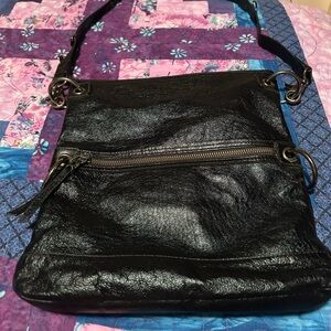 The Sak Black Leather Crossbody Bag (convertible)